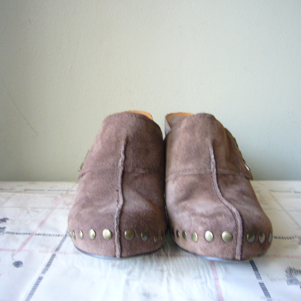 NIne West Vintage America Brown Suede Mule - 8.5 M - Picture 2 of 5